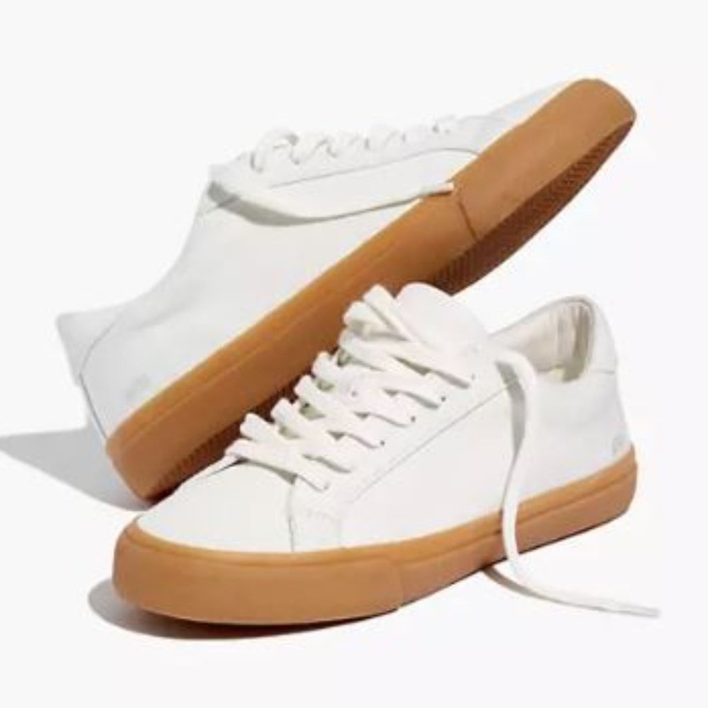 New in box Madewell Sidewalk Low-Top Sneakers